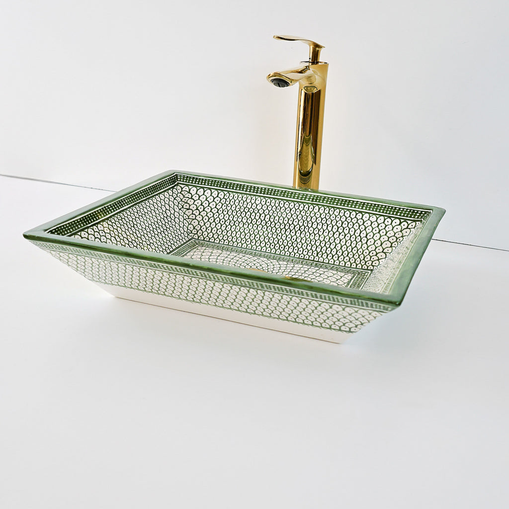 Meuble sous-vasque bois chêne avec lavabo blanc intégré, rangement salle de bain