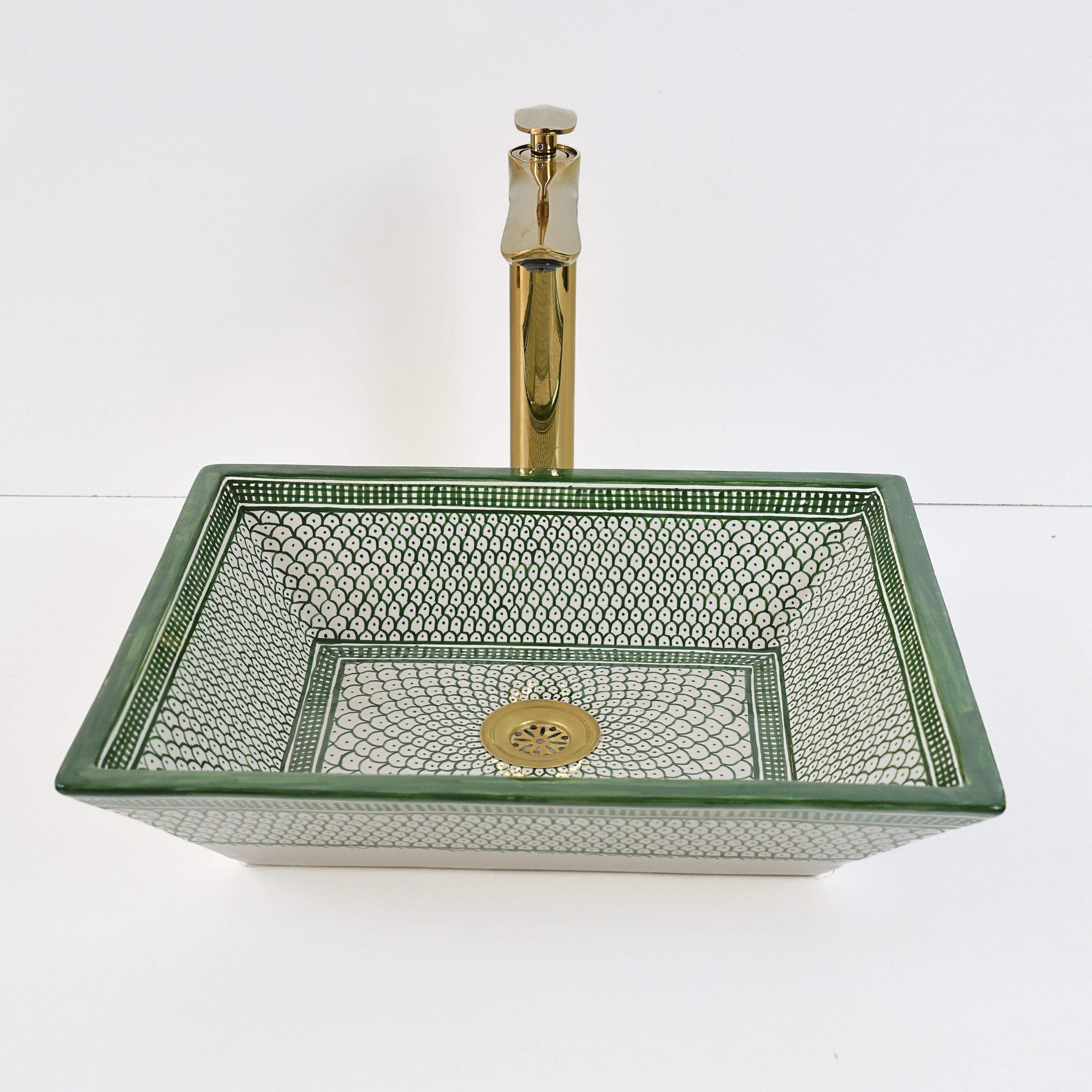 Meuble sous-vasque bois chêne avec lavabo blanc intégré, rangement salle de bain